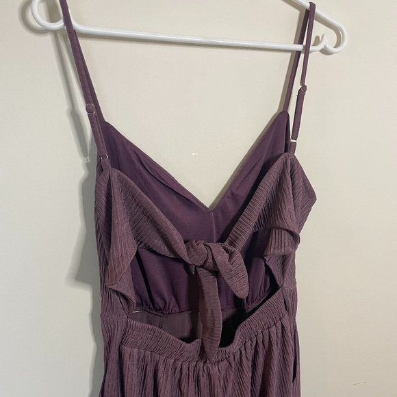 NWT Lulu's Get the Groove Jumpsuit (Purple - Size Medium) - Picture 5 of 6
